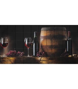 Pvc obkladový umývateľný panel 3d P0008 48.5 x 96 cm