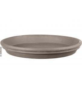 Miska pod keramický hrniec Vaso GRAFITE 17 cm Deroma