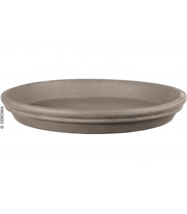 Miska pod keramický hrniec Vaso GRAFITE 17 cm Deroma