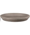 Miska pod keramický hrniec Vaso GRAFITE 17 cm Deroma