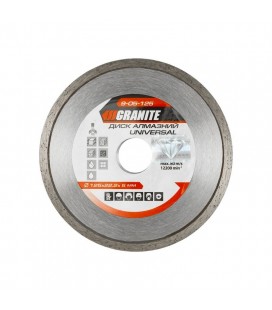 Kotúč diamantový GRANITE UNIVERSAL 125*2 mm 22-24% 12200 ot./min 9-05-125