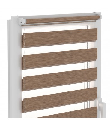 Roleta Deň a Noc Delux Plus séria Royal Brown DN22