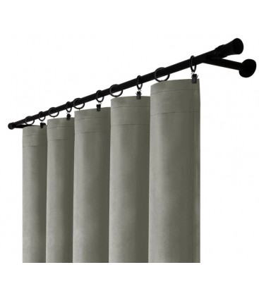 Zamatový záves s riasiacou páskou 