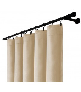 Zamatový záves s riasiacou páskou 