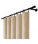 Zamatový záves s riasiacou páskou – Beige Dune, bežová