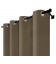 Zatemňovací záves s krúžkami - Blackout Royal Cappuccino, farba káva s mliekom