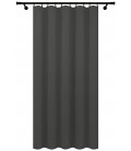 Zatemňovací záves s riasiacou páskou - Blackout Royal Steel, tmavosivá