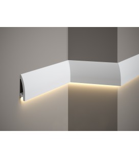 Dekoratívna lišta na stenu MD030 200x8x1,7 cm Mardom vhodná pre LED podsvietenie