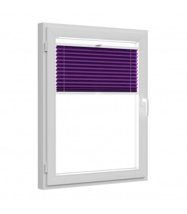 Roleta plisé extra séria s montážou do rámu Tmavo fialová