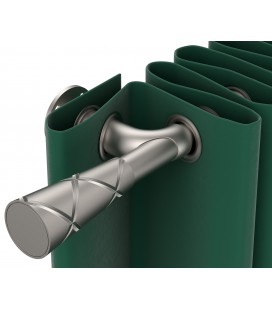 Kovová garniža Satin 19 mm Wall Blackout Efekt Trapezium